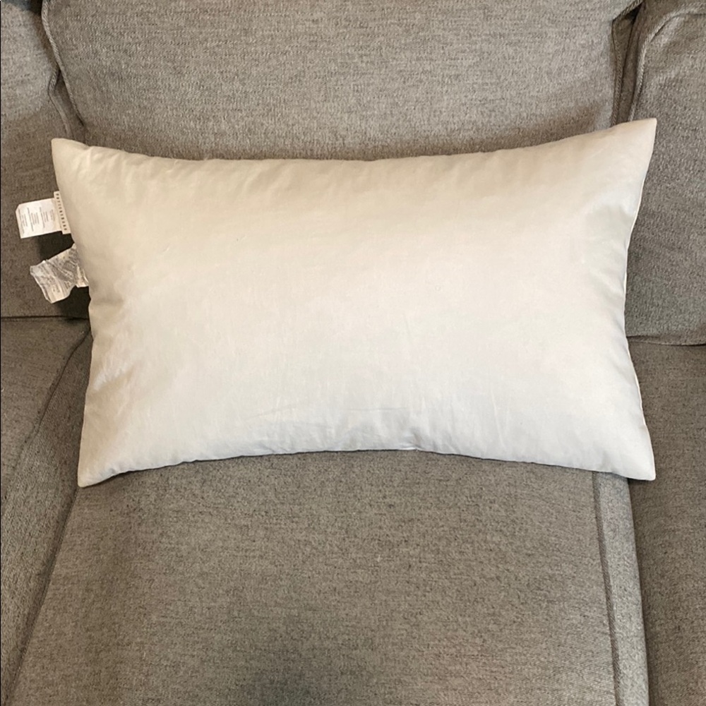 Pottery Barn Down Pillow Insert 16”x26”